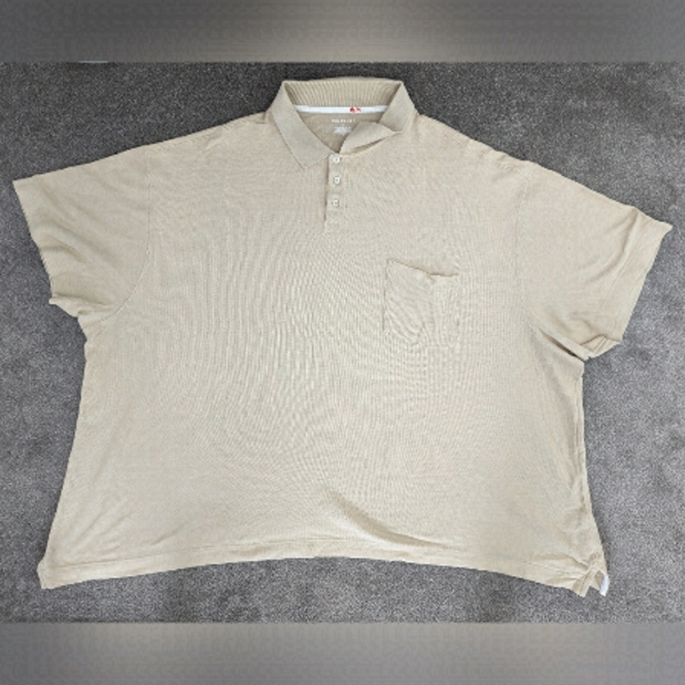 BRITCHES Supima Cotton Polo Tshirt creme color men's 6X